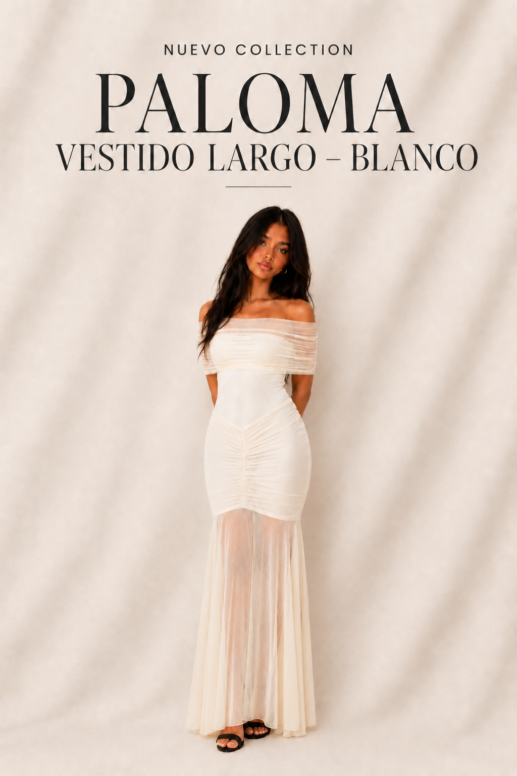 Paloma Vestido Largo – Blanco