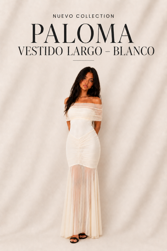 Paloma Vestido Largo – Blanco