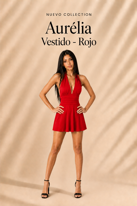 Aurélia Vestido – Rojo