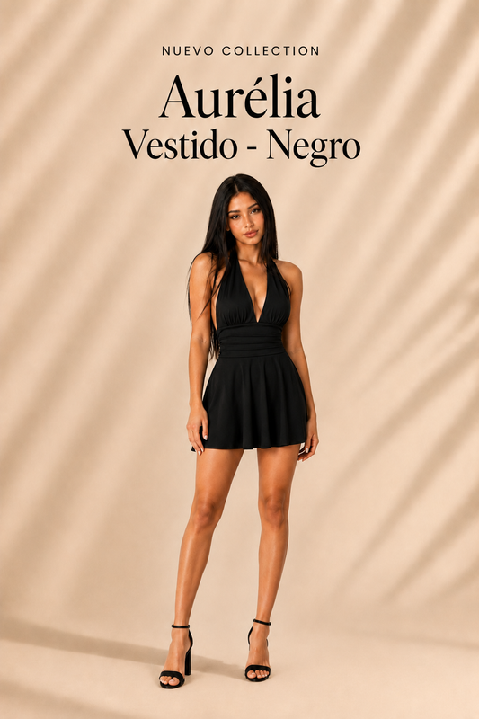 Aurélia Vestido – Negro